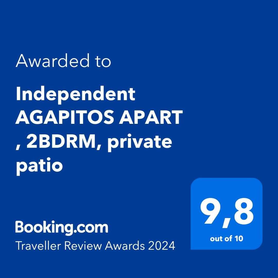 Independent Agapitos Apart , 2Bdrm, Private Patio Naxos City Dış mekan fotoğraf