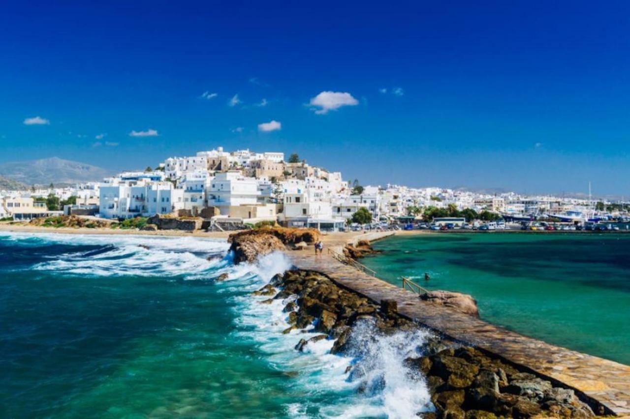 Independent Agapitos Apart , 2Bdrm, Private Patio Naxos City Dış mekan fotoğraf